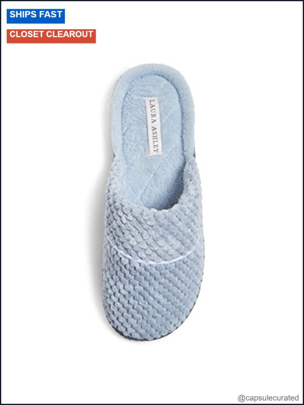 Women's Spa Slippers with Memory Foam Insole, Micro Terry Lining, Non-Slip Sole